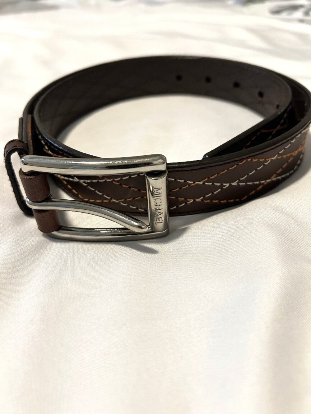 NWOT Michael Kors brown belt, size S